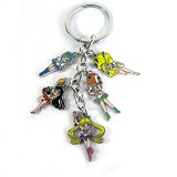 Sailor Moon anime metal keychains