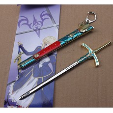 Fate stay night anime knife keychain