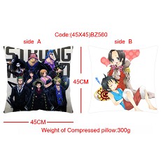 One piece anime pillow