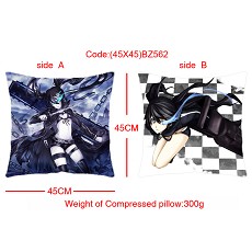 Black rock shooter anime pillow