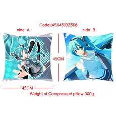 Miku anime pillow