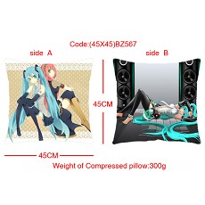 Miku anime pillow