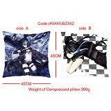 Black rock shooter anime pillow