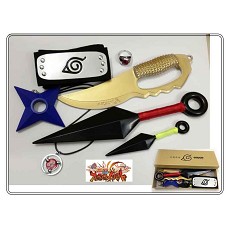 Naruto anime necklace+weapons(7pcs a set)