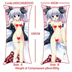 The sexy girl anime double sides pillow(40X100)