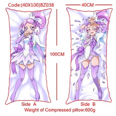 The sexy girl anime double sides pillow(40X100)