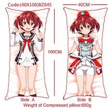 The sexy girl anime double sides pillow(40X100)