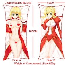 Fate stay night anime double sides pillow(40X100)