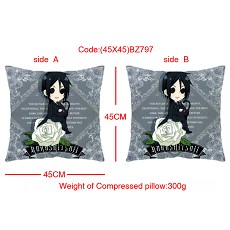 Kuroshitsuji anime double sides pillow(45X45)