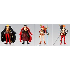 One piece anime figures(4pcs a set)