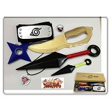 Naruto anime necklace+weapons(7pcs a set)