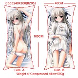 The sexy girl anime double sides pillow(40X100)