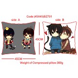 Tomb notes anime double sides pillow(45X45)