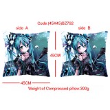 Miku anime double sides pillow(45X45)