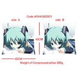 Miku anime double sides pillow(45X45)