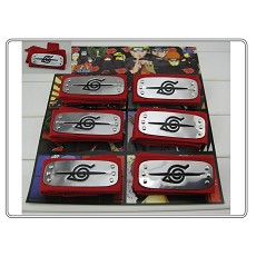 Naruto anime red headbands(6pcs a set)