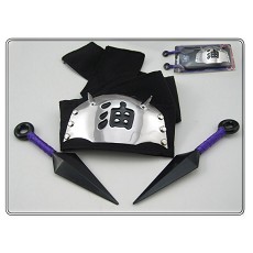 Naruto anime headband+ purple weapons