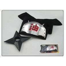 Naruto anime headband+ black weapon