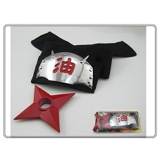 Naruto anime headband+ red weapon