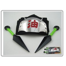 Naruto anime headband+ green weapons