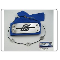 Naruto anime necklace + blue headband