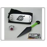 Naruto anime weapon+ring+black headband