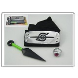 Naruto anime weapon+ring+black headband