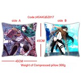 Attack on Titan anime double side pillow(45X45)BZ8...