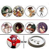 Attack on Titan anime pins(8pcs a set)X199