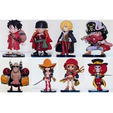 One piece anime figures(8pcs a set)