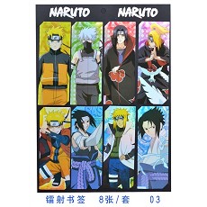 Naruto anime bookmarks(8pcs a set)
