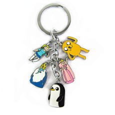 Adventure time anime metal keychain