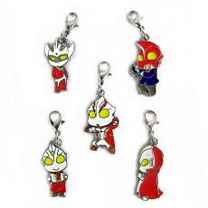 Ultraman anime metal keychains