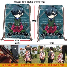 Kuroshitsuji anime drawstring bag/backpack