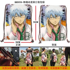 Gintama anime drawstring bag/backpack