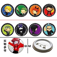 One Piece anime pins(8pcs a set)X205