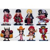 One piece anime figures(8pcs a set)