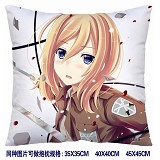 Attack on Titan anime double side pillow 3739