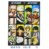 The prince of tennis anime bookmarks(8pcs a set)