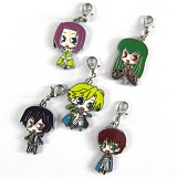 Code Geass anime metal keychians