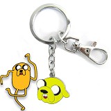 Adventure time anime metal keychain