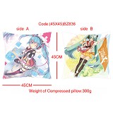 Miku anime double sides pillow(45X45)BZ836