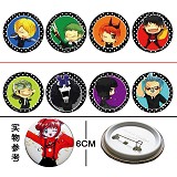 One Piece anime pins(8pcs a set)X205