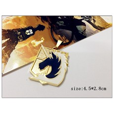 Attack on Titan anime necklace(gold)