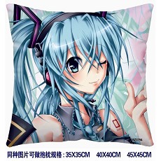 Miku anime double sides pillow-3794