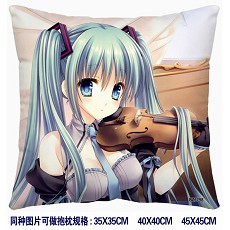 Miku anime double sides pillow-3798