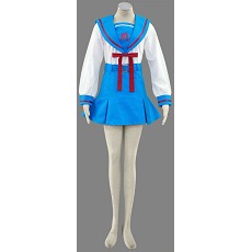 Suzumiya Haruhi anime cosplay costume dress cloth set