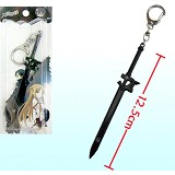 Sword Art Online Kirito anime keychain(black)