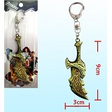 Game of war weapon keychain