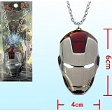 Iron Man mask necklace